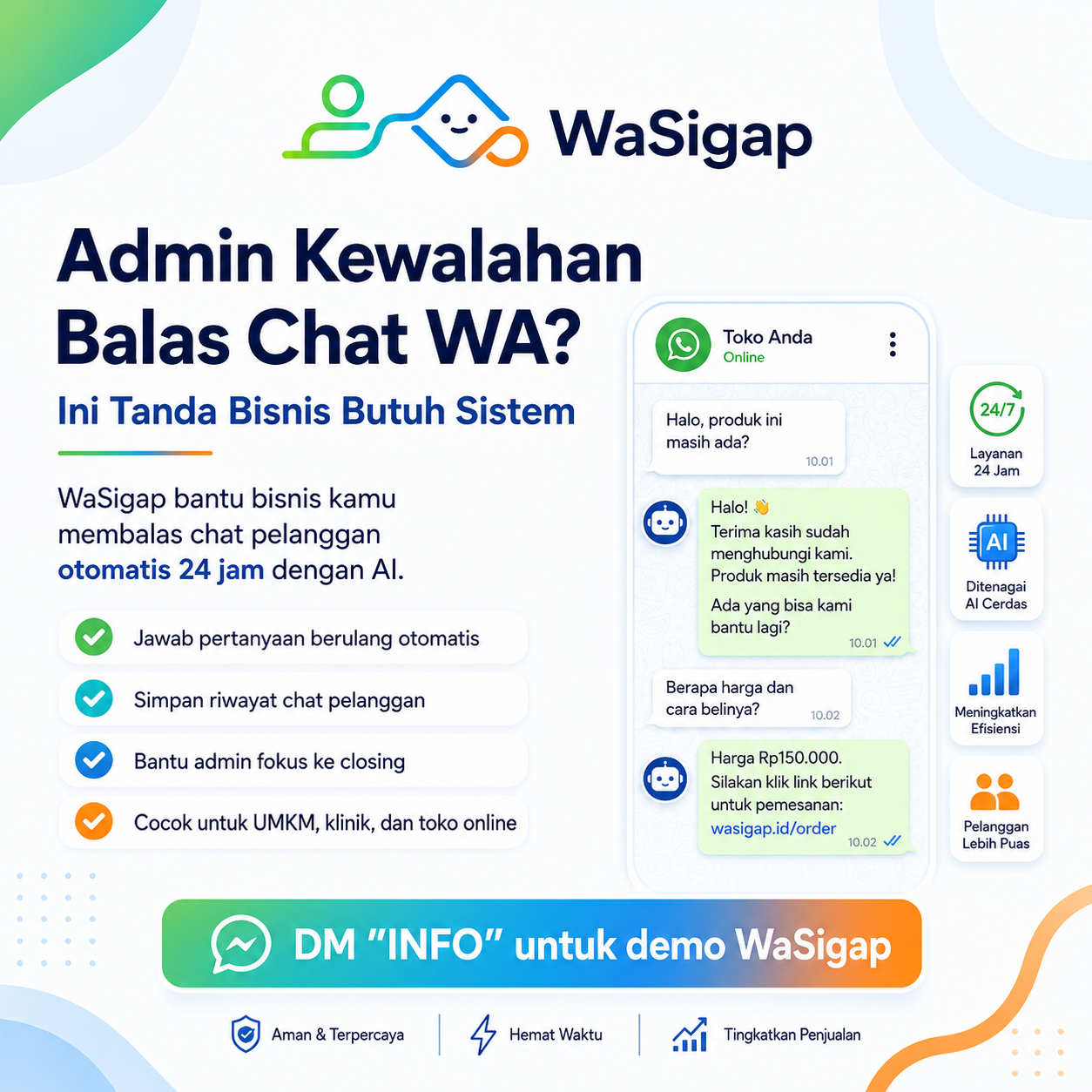 WhatsApp bot untuk UMKM