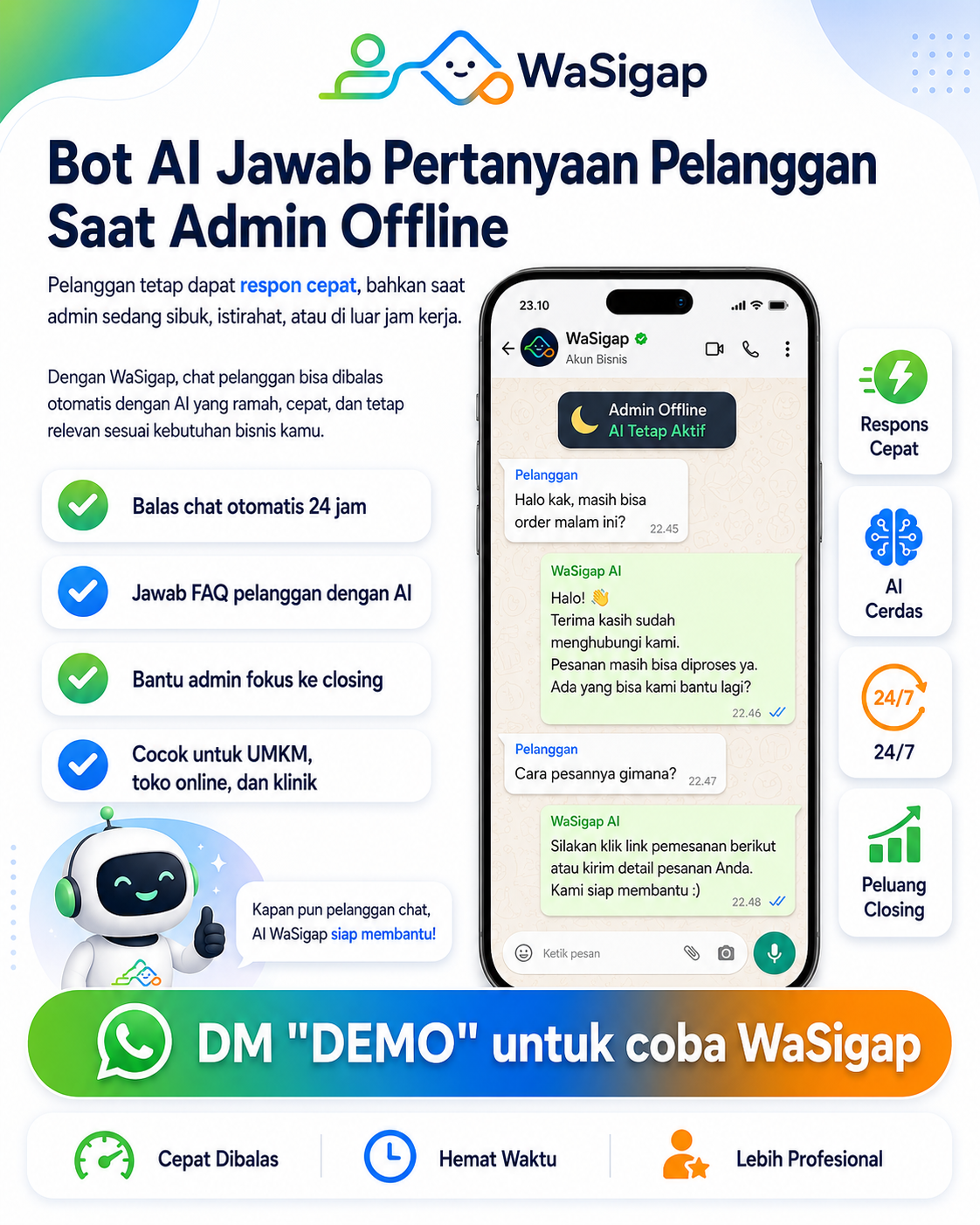 Knowledge base untuk chatbot WhatsApp AI